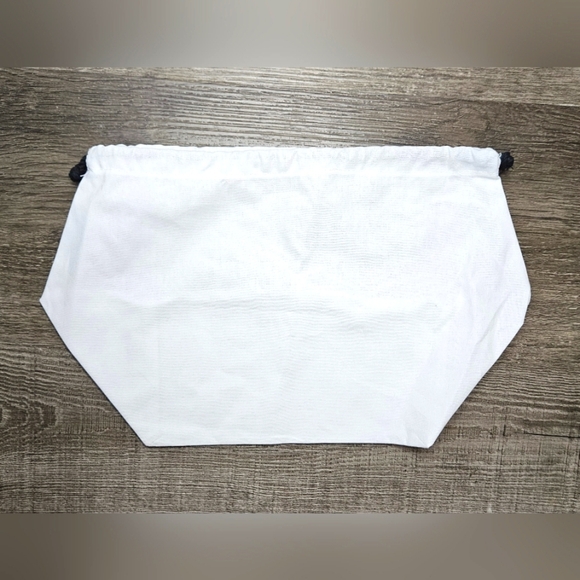 Chanel White Replacement Logo Drawstring Dust Bag Cover Duster Protector Large - Picture 3 of 9